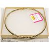 Image 1 : 18KT GP OVER .925 BRAIDED NECKLACE