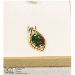 14KT & AMMOLITE KORITE CANADA PENDANT CURRENT