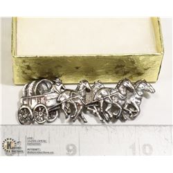 VTG WAGON BROOCH