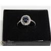 Image 1 : 925 STAR SAPPHIRE & WHITE TOPAZ RETAIL $209