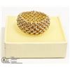 Image 1 : 10KT GP OVER 925 BRAIDED RING SIZE 7