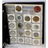 Image 1 : BINDER OF TOKENS/COINS