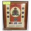 Image 1 : 1973 RCMP SILVER DOLLAR COIN SET IN FRAME
