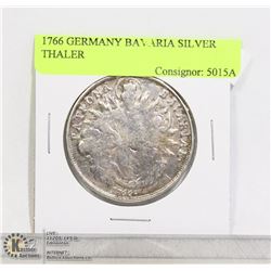 1766 GERMANY BAVARIA SILVER THALER