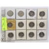 Image 1 : LOT OF 12 CANADA 50 CENT COINS