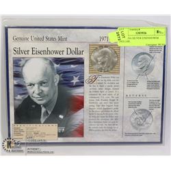 1974S USA SILVER EISENHOWER DOLLAR.