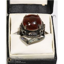 2 ANTIQUE STERLING SILVER RINGS