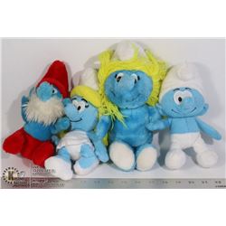 BAG - OLD STUFFY SMURFS