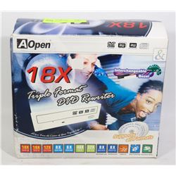 NEW AOPEN 18X TRIPLE FORMAT