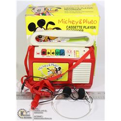 VINTAGE MICKEY & PLUTO CASSETTE PLATER