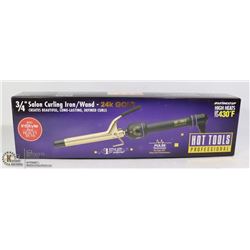 3/4" 24K GOLD SALON CURLING IRON/ WAND