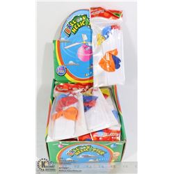 RETAIL DISPLAY OF BALLOON HELICOPTER TOYS