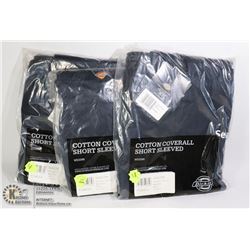LOT OF THREE DICKIES BLUE COVERALLS SIZE SMALL