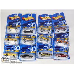 LOT OF 12  ASSORTED HOT WHEELS