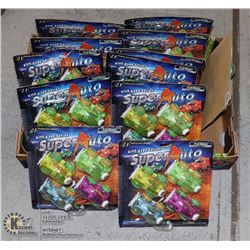 LARGE FLAT OF PULL BACK ACTION CAR TOYS