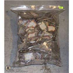 LARGE BAG OF ASSORTED KEYCHAINS