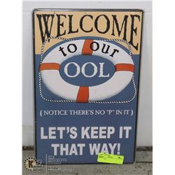 POOL SIGN