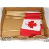 Image 1 : FLAT OF CANADIAN FLAGS ON STICKS