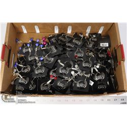 LARGE FLAT OF FASHION EARRINGS