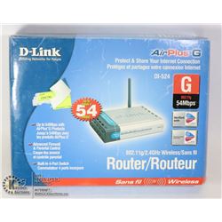 D-LINK AIRPLUS G WIRELESS ROUTER  INBOX