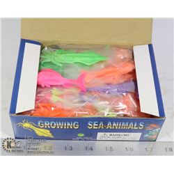 RETAIL DISPLAY OF GROWING SEA ANIMALS