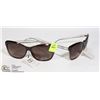 Image 1 : TWO PAIRS OF WOMENS UV 400 SUNGLASSES