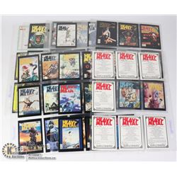 LARGE COLLECTION OF HEAVY METAL COLLECTOR CARDS