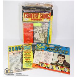 BAG- MUSIC MAGAZINES FROM 50'S