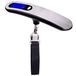 NEW STAINLESS AND WHITE  HANGING LUGGAGE SCALE