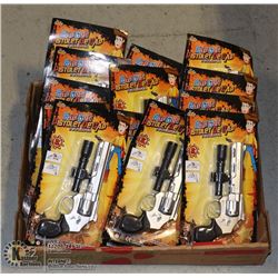 FLAT OF CAP GUN TOYS