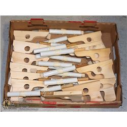 FLAT OF WOOD GUN TOYS