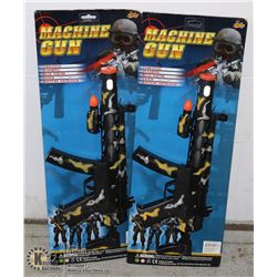 LOT OF TWO MACHINE GUN TOYS