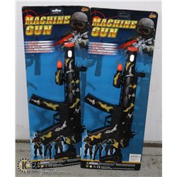 LOT OF TWO MACHINE GUN TOYS