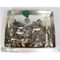 FLAT OF ASSORTED COLLECTOR SPOONS