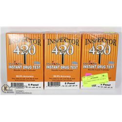 UNCLAIMED INSPECTOR 420 DRUG TESTS