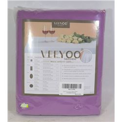 VEEYOO 132" ROUND TABLE CLOTH