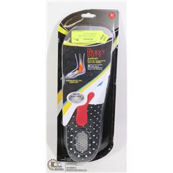 NEW MENS ADJUSTABLE SIZE SHOCK GUARD INSOLES