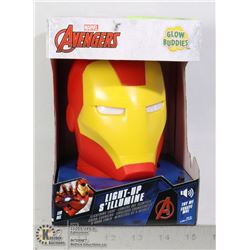 NEW MARVEL AVENGERS IRON MAN LIGHT UP LED GLOW