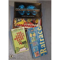 BOX OF VINTAGE BOARD GAMES