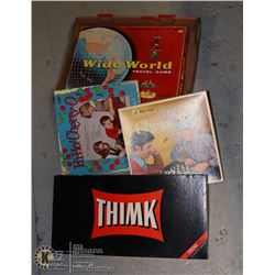 BOX OF VINTAGE BOARD GAMES