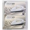 Image 1 : LOT OF 2 NEW STEAMPLY WHITE TRAVEL STEAMERS