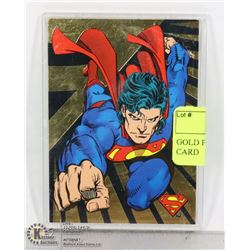 GOLD FOIL SUPERMAN # 3 INSERT CARD
