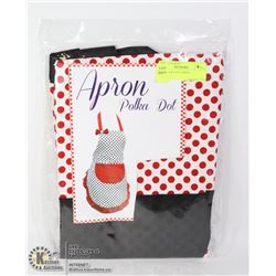 NEW POLKA DOT APRON