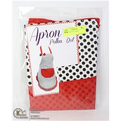 NEW POLKA DOT APRON