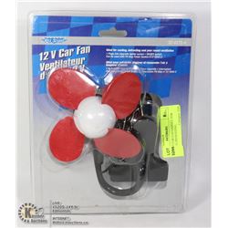 NEW 12V CAR FAN GADGET, FOR COOLING, DEFROSTING,