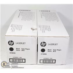 TWO HP LASERJECT 83A BLACK TONER CARTRIDGES