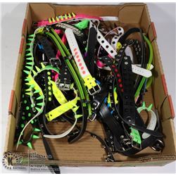 LARGE FLAT OF ASSORTED COLLARS