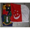 Image 1 : LARGE FLAT OF ASSORTED FLAGS