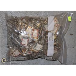 LARGE BAG OF KEYCHAINS