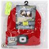 Image 1 : NEW ULTRA BRIGHT LED RED HAT W/ 4 LED HEAD LAMP